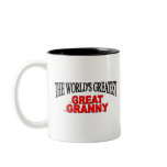 The World's Greatest Great Granny mugs