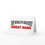 The World's Greatest Great Nana cards