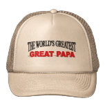 The Worlds Greatest Great Papa Trucker Hat