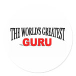 The World's Greatest Guru stickers