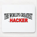 The World's Greatest Hacker mousepads