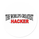 The World's Greatest Hacker stickers