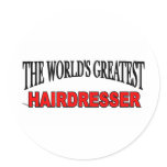 The World's Greatest Hairdresser stickers
