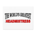The World's Greatest Headmistress postcards
