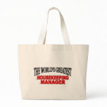 The World's Greatest Housekeeping Manager bags