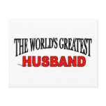 The World's Greatest Husband postcards