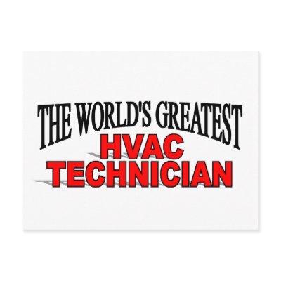 The World's Greatest HVAC Technician Postcards by theworldsgreatest