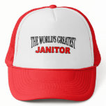 The World's Greatest Janitor hats
