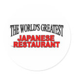 The World's Greatest Japanese Restaurant stickers