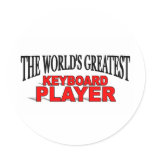 The World's Greatest Keyboard Player stickers