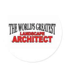 The World's Greatest Landscape Architect Sticker