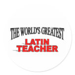 The World's Greatest Latin Teacher stickers