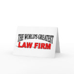 The World's Greatest Law Firm cards