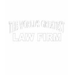 The World's Greatest Law Firm t-shirts