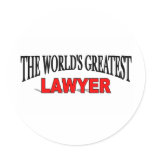 The World's Greatest Lawyer stickers