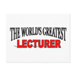 The World's Greatest Lecturer postcards