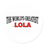 The World's Greatest Lola stickers