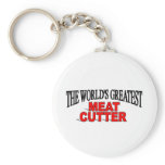 The World's Greatest Meat Cutter keychains