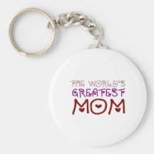The World's Greatest Mum (Mother's Day & Birthday) Keychain