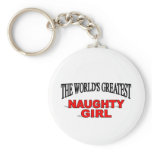 The World's Greatest Naughty Girl keychains