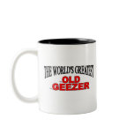The World's Greatest Old Geezer mugs