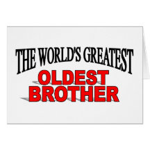 The World's Greatest Oldest Brother Cards