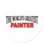 The World's Greatest Painter stickers