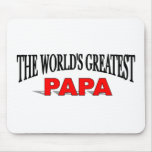The World's Greatest Papa mousepads