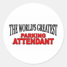 The World's Greatest Parking Attendant Sticker