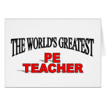 The World's Greatest PE Teacher Cards
