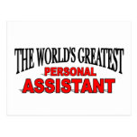 The World's Greatest Personal Assistant Post Card