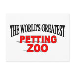 The World's Greatest Petting Zoo postcards