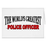 The World's Greatest Police Officer Cards