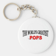 The World's Greatest Pops Keychain