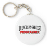 The World's Greatest Programmer keychains