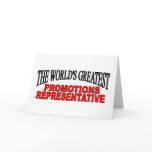The World's Greatest Promotions Representative cards