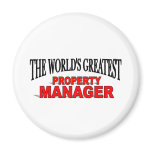The World's Greatest Property Manager magnets