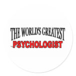 The World's Greatest Psychologist stickers