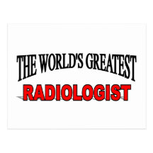 The World's Greatest Radiologist Postcard