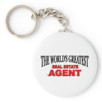 The World's Greatest Real Estate Agent Key Chains
