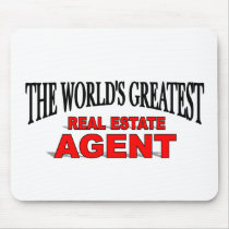 The World's Greatest Real Estate Agent Mouse Mat
