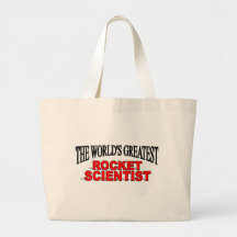 The World's Greatest Rocket Scientist Tote Bags