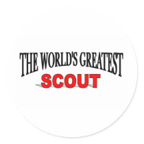 The World's Greatest Scout Round Sticker