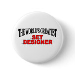 The World's Greatest Set Designer buttons