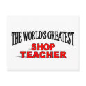 The World's Greatest Shop Teacher postcards