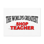 The World's Greatest Shop Teacher postcards