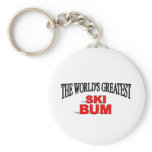 The World's Greatest Ski Bum keychains