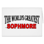 The World's Greatest Sophmore Card