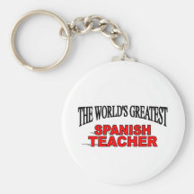 The World's Greatest Spanish Teacher Keychain