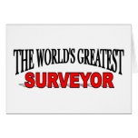 The World's Greatest Surveyor Greeting Card